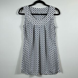 Cabi Geometric Print Office Sleeveless Tank Women Size Small